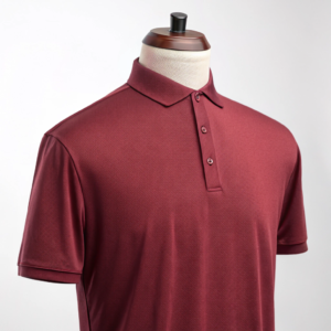 Plain Maroon Polo Shirt for Men – Half Sleeve Design