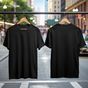 Unisex Supima Cotton T-Shirt – Plain Black