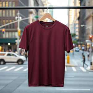 Unisex Supima Cotton T-Shirt – Plain Maroon