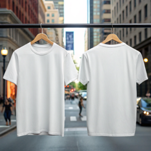 Unisex Supima Cotton T-Shirt – Plain White