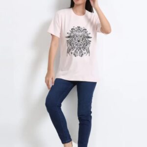 FOX DESIGNED COTTON T- SHIRT FOR WOMEN