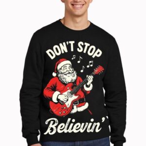 DON'T STOP BELIEVIN FULL SLEEVE T-SHIRT FOR MEN’S