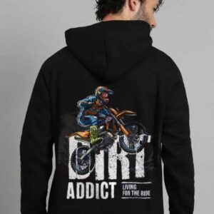 BIKE ADDICT OVERSIZED T-SHIRT FOR MEN’S
