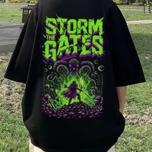 STORM GATES OVERSIZED MEN’S T-SHIRT