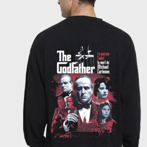 THE GODFATHER FULL SLEEVE BLACK MEN’S T-SHIRT